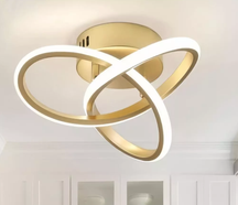 Lustre LED Contemporâneo em Design Escultural e Luz Suave | Alma & Casa