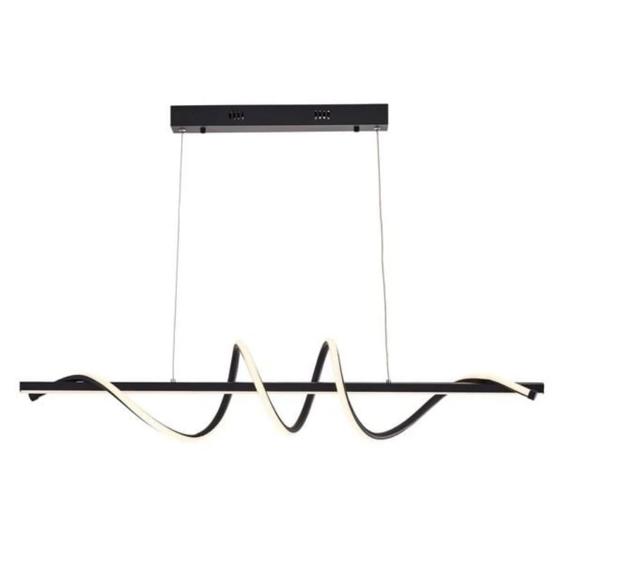 Lustre Pendente LED Dourado – Design, Luz e Sofisticação em Cada Detalhe | Alma & Casa
