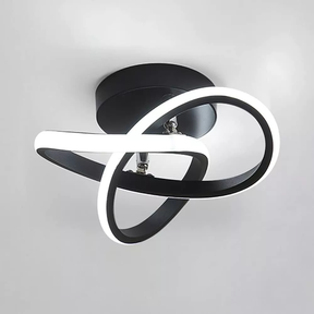 Lustre LED Contemporâneo em Design Escultural e Luz Suave | Alma & Casa