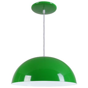 Pendente Meia Lua 34cm em Alumínio – Design Moderno e Sofisticado | Alma & Casa