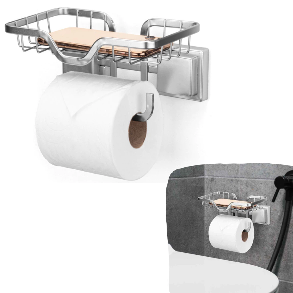 Porta Papel Higiênico e Suporte de Celular: Praticidade com Luxo | Alma & Casa
