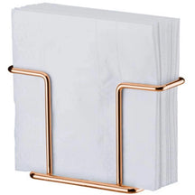 Porta Guardanapos Dourado Moderno e Sofisticado | Alma & Casa