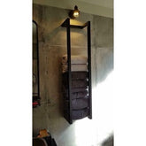 Porta-Toalhas em Ferro e Pinus com Design Elegante | Alma & Casa