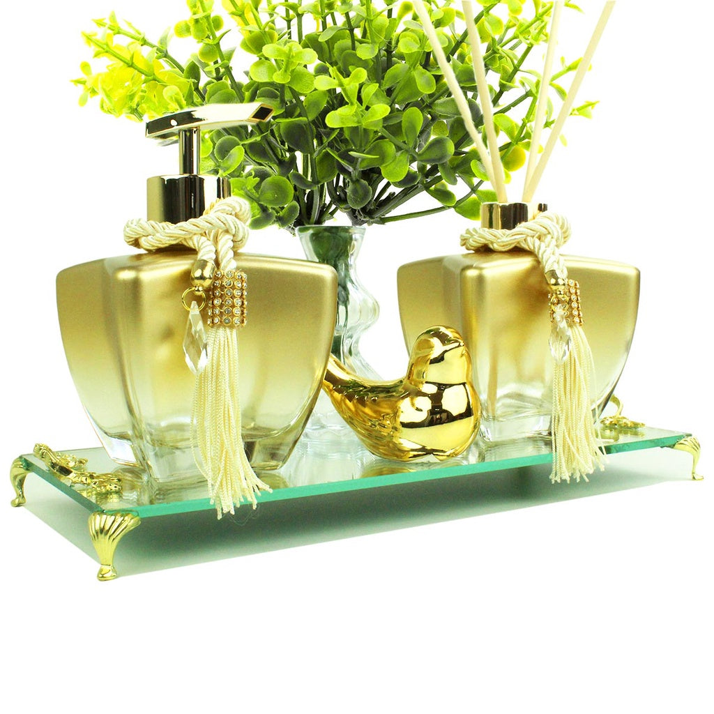Conjunto Lavabo Estrela: Sofisticação em Perfume | Alma & Casa