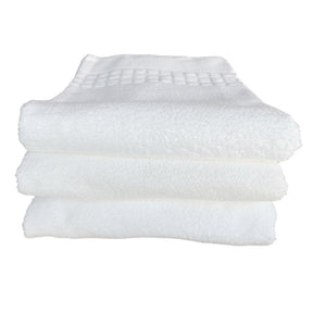 Kit 3 Toalhas de Banho Branca Hotel Teka Toronto Profiline 150x75 Luxo Algodão Macia Absorve Pousada