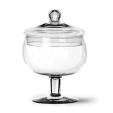 Taça Média com Tampa em Cristal 1L | Alma & Casa