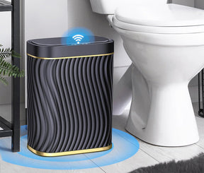 Lixeira com Sensor Touch 8L Preta: Elegância e Praticidade | Alma & Casa