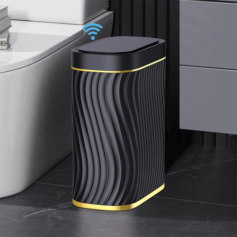 Lixeira com Sensor Touch 8L Preta: Elegância e Praticidade | Alma & Casa