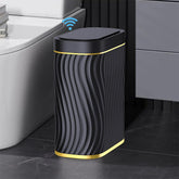 Lixeira com Sensor Touch 8L Preta: Elegância e Praticidade | Alma & Casa
