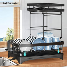 Escorredor Elegante e Funcional para Cozinha | Alma & Casa