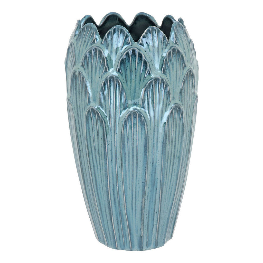 Vaso Azul em Cerâmica – Decoração Sofisticada | Alma & Casa