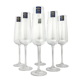 Brinde com Cristal: Taças Flauta Ardea 220ml | Alma & Casa