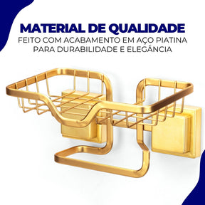 Porta Papel Higiênico e Suporte de Celular: Praticidade com Luxo | Alma & Casa