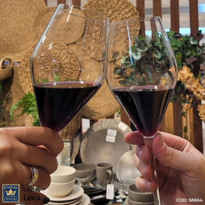 Brinde com Estilo: Taças de Cristal Loxia 470ml | Alma & Casa