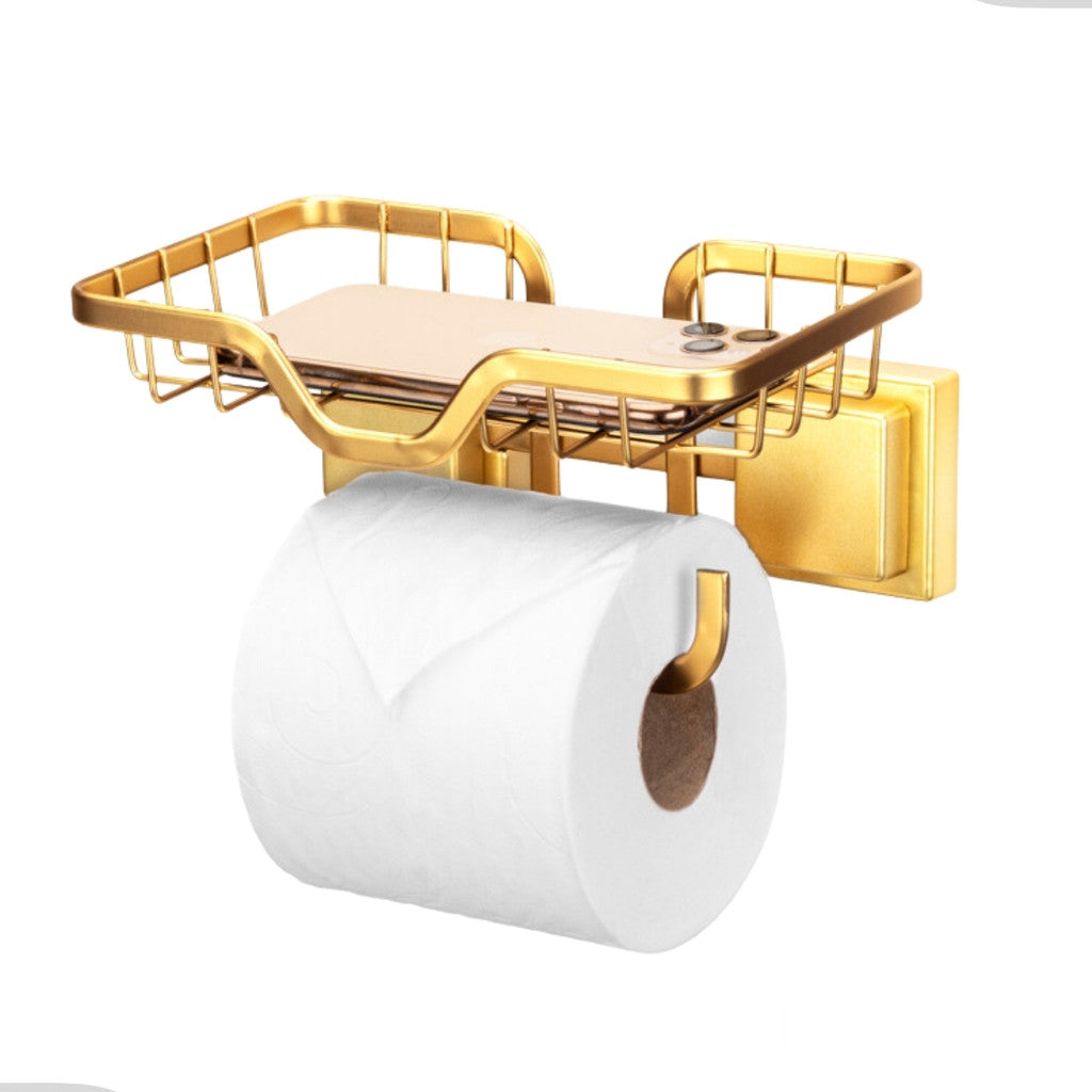Porta Papel Higiênico e Suporte de Celular: Praticidade com Luxo | Alma & Casa