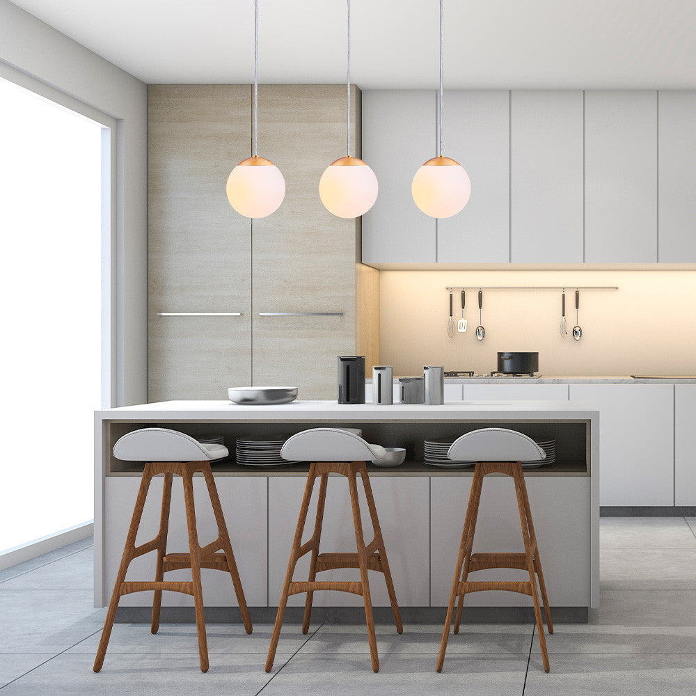 Lustre Globo Jabuticaba em Vidro Elegante | Alma & Casa