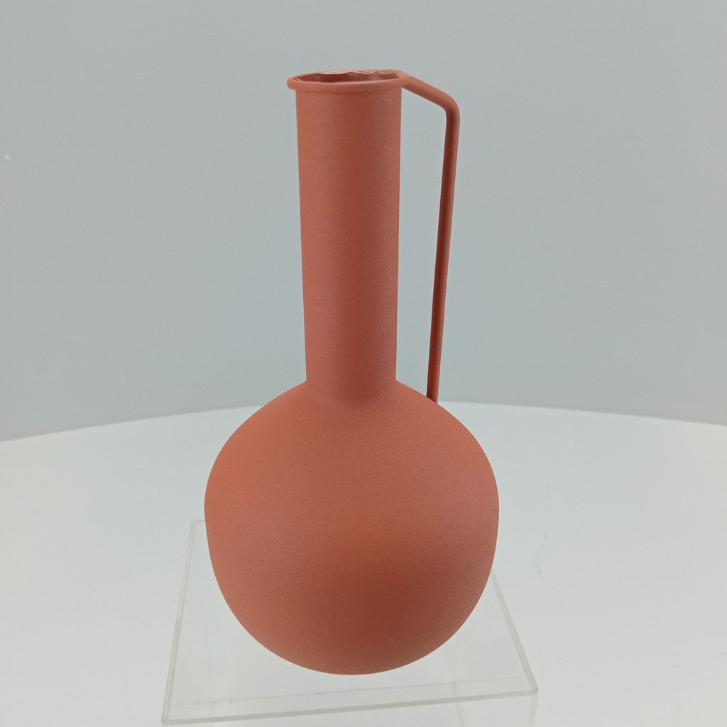 Vaso Decorativo em Metal Rosa Elegante | Alma & Casa