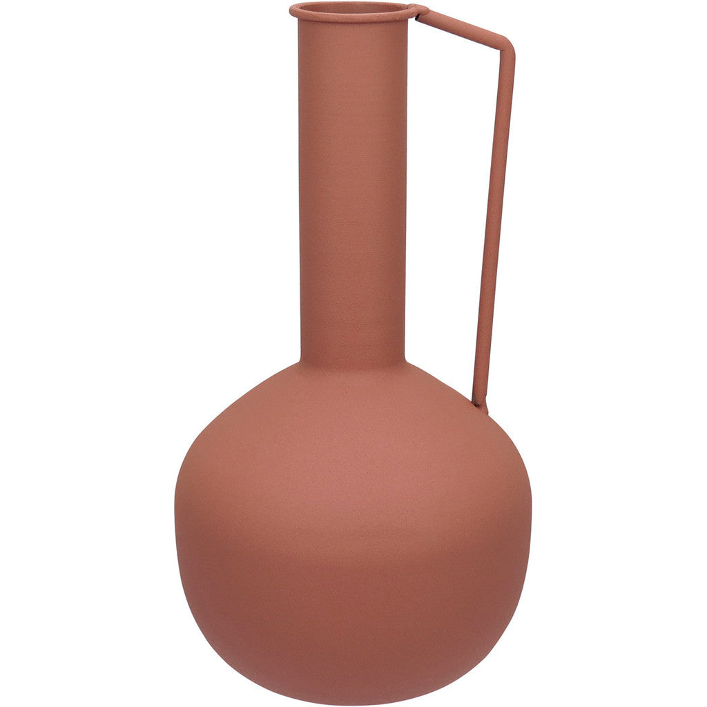 Vaso Decorativo em Metal Rosa Elegante | Alma & Casa