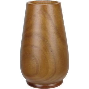 Vaso Decorativo em Madeira Marrom Elegante | Alma & Casa