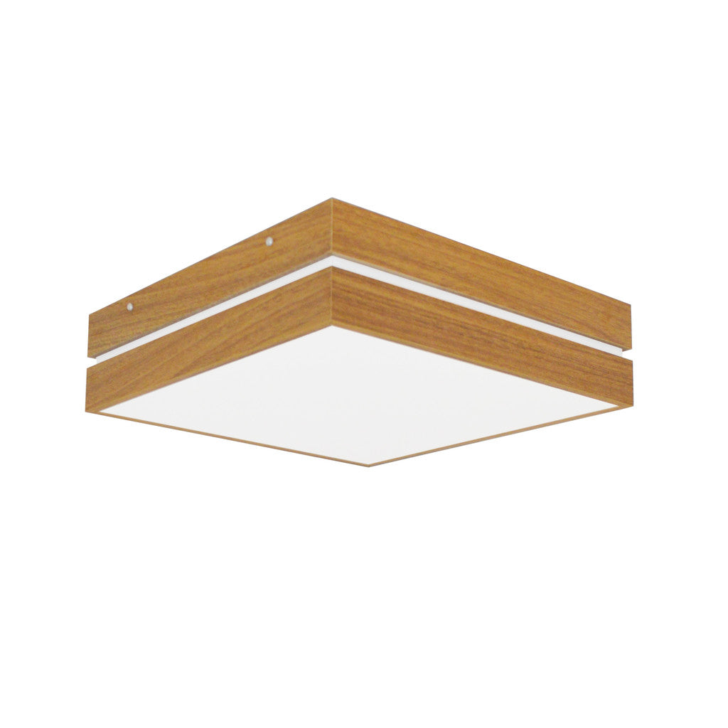 Plafon Friso MDF Louro Freijó – Iluminação Sofisticada | Alma & Casa