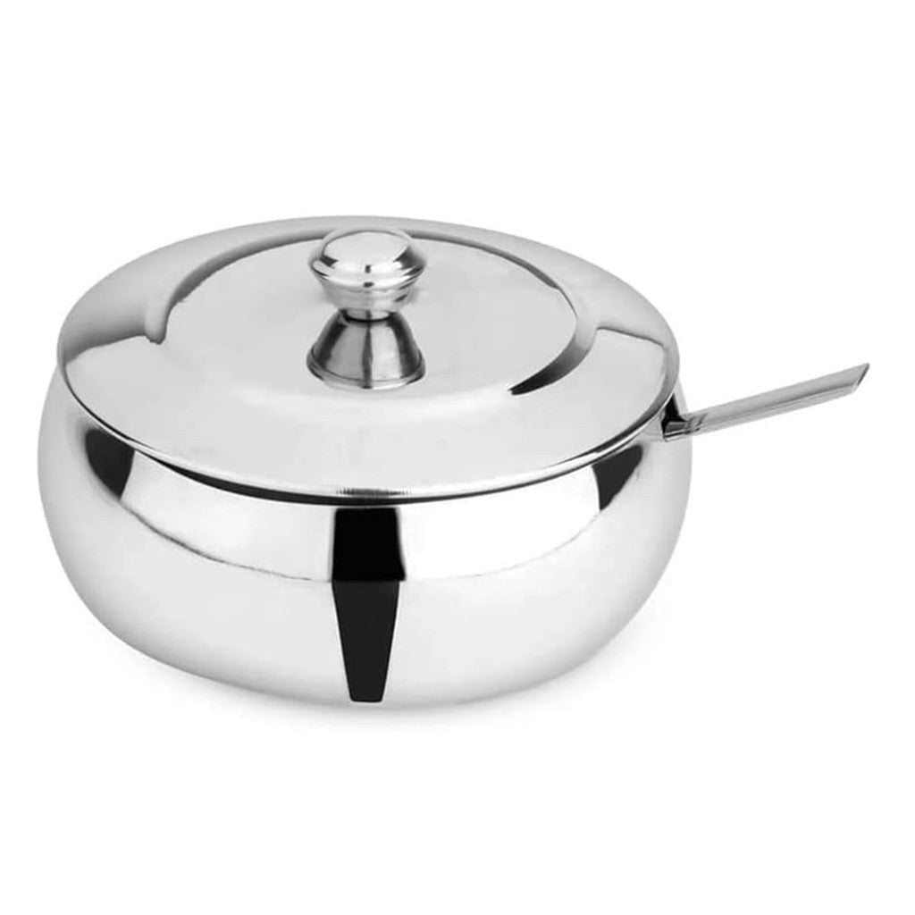 Farinheira em Inox com Tampa e Colher | Alma & Casa