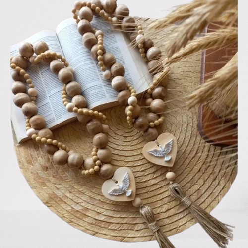 Colar de Mesa Decorativo em Cordão Natural | Alma & Casa