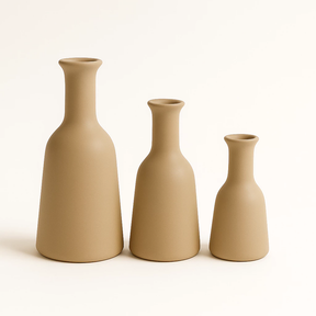 Conjunto de Vasos em Cerâmica Terracota | Alma & Casa