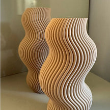 Vaso Decorativo Ondulado - Impressão 3D| Alma & Casa