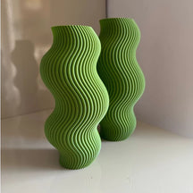 Vaso Decorativo Ondulado - Impressão 3D| Alma & Casa
